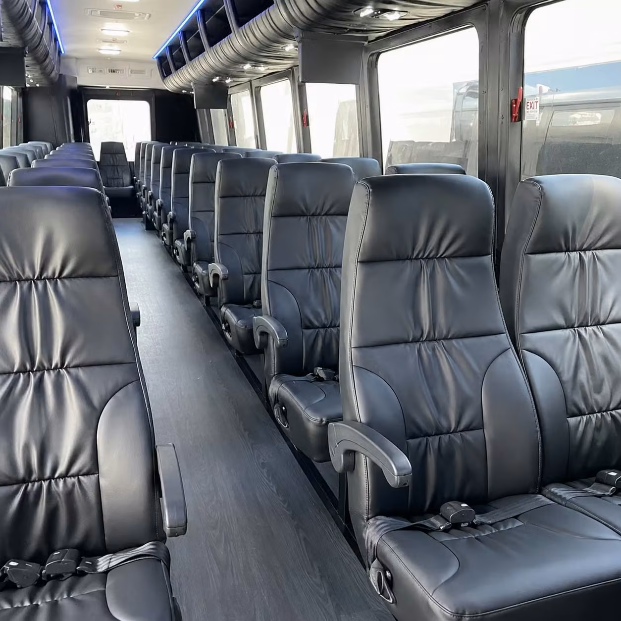 25 passenger minibus inside