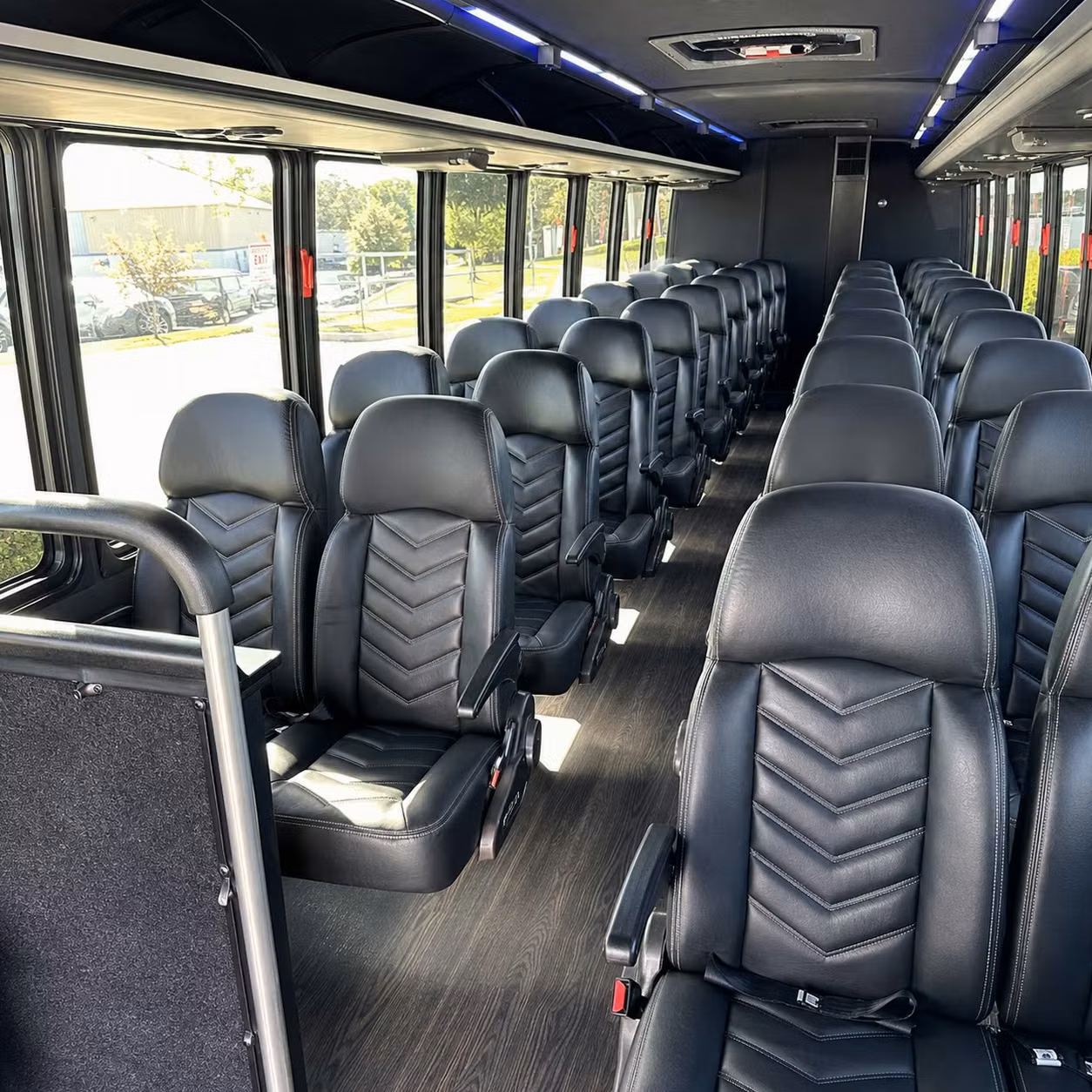 25 passenger minibus interior