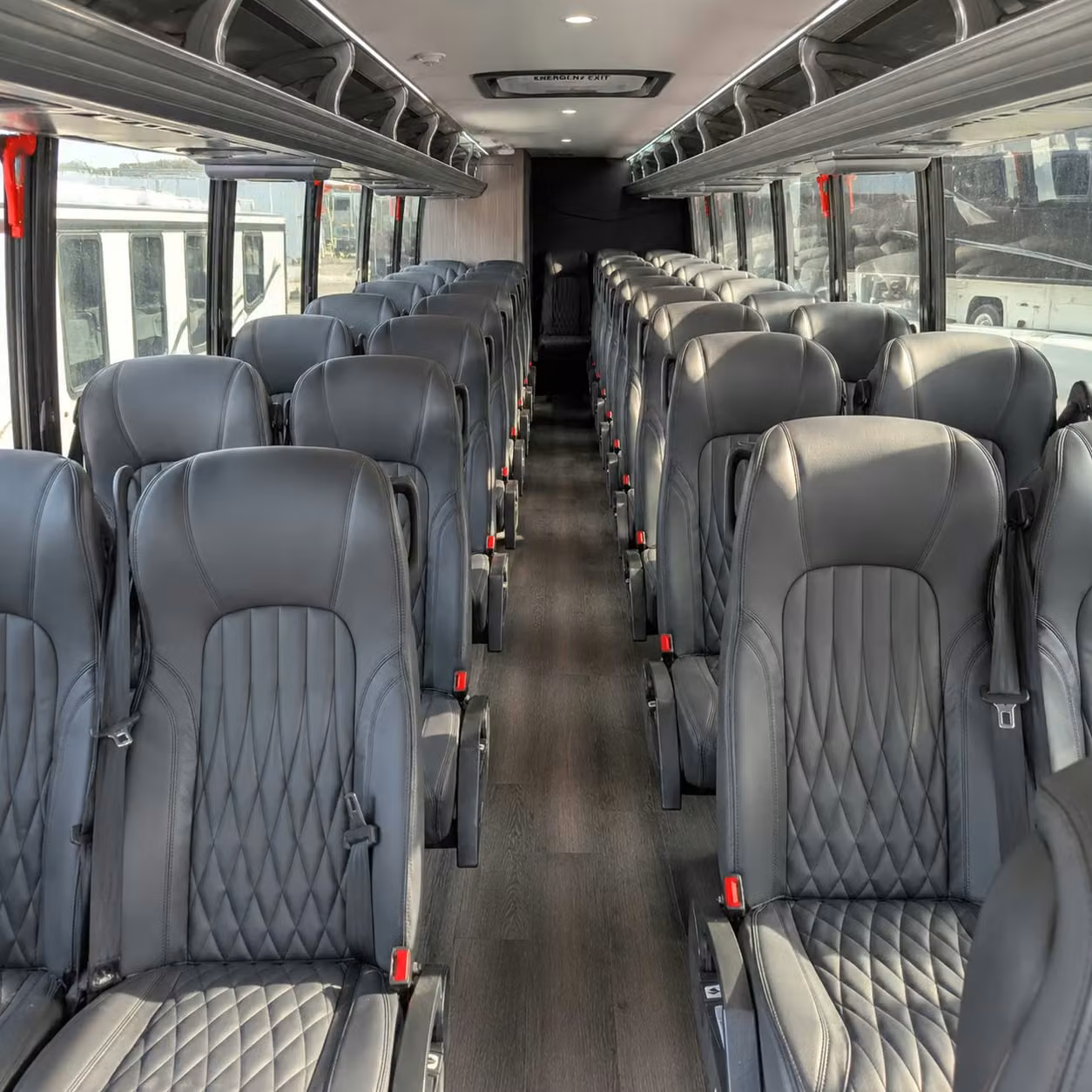 28 passenger minibus interior