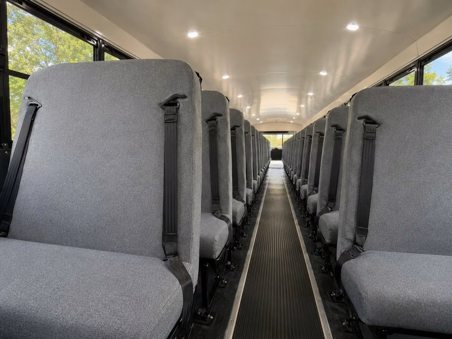 school bus interior