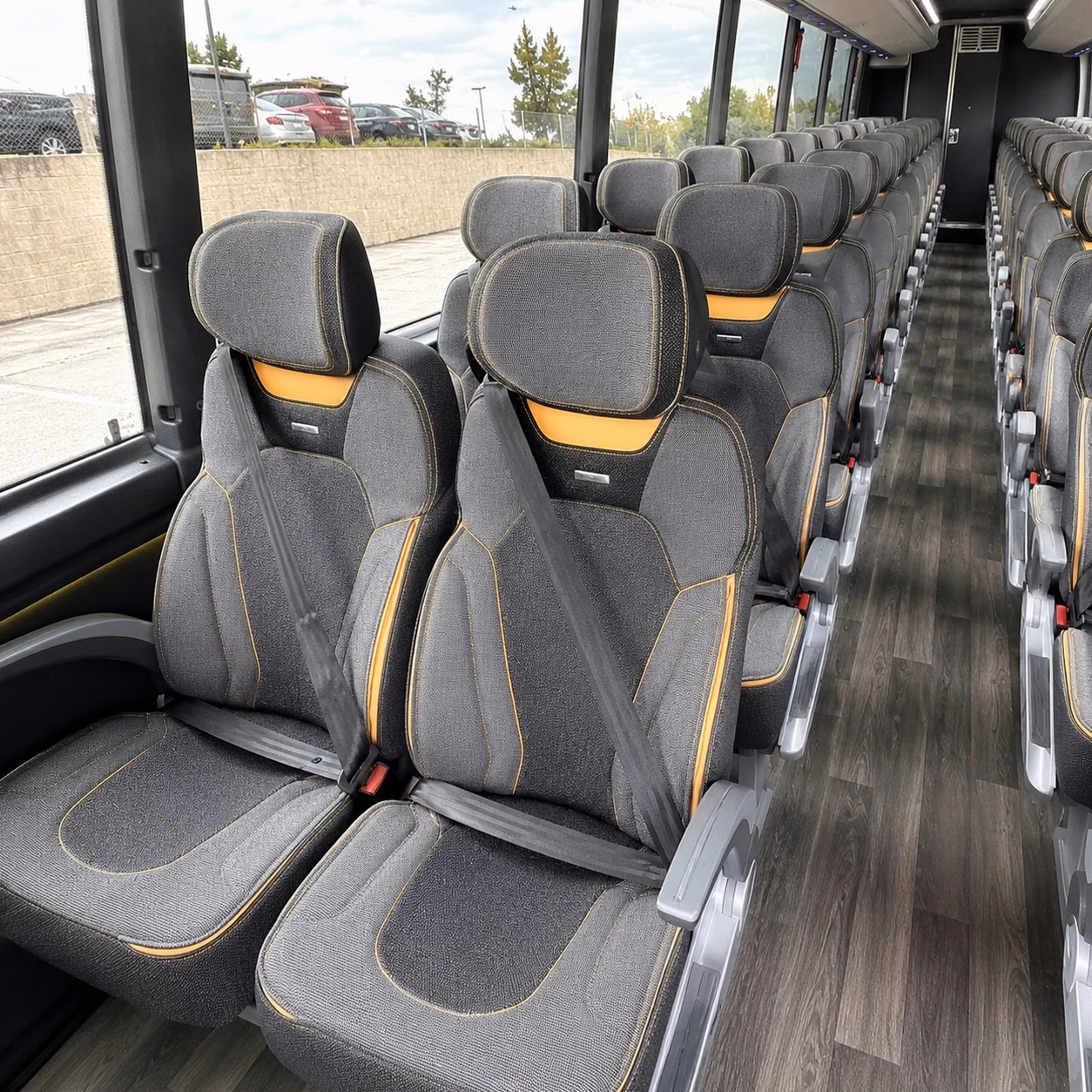 surprise charter bus rental inside