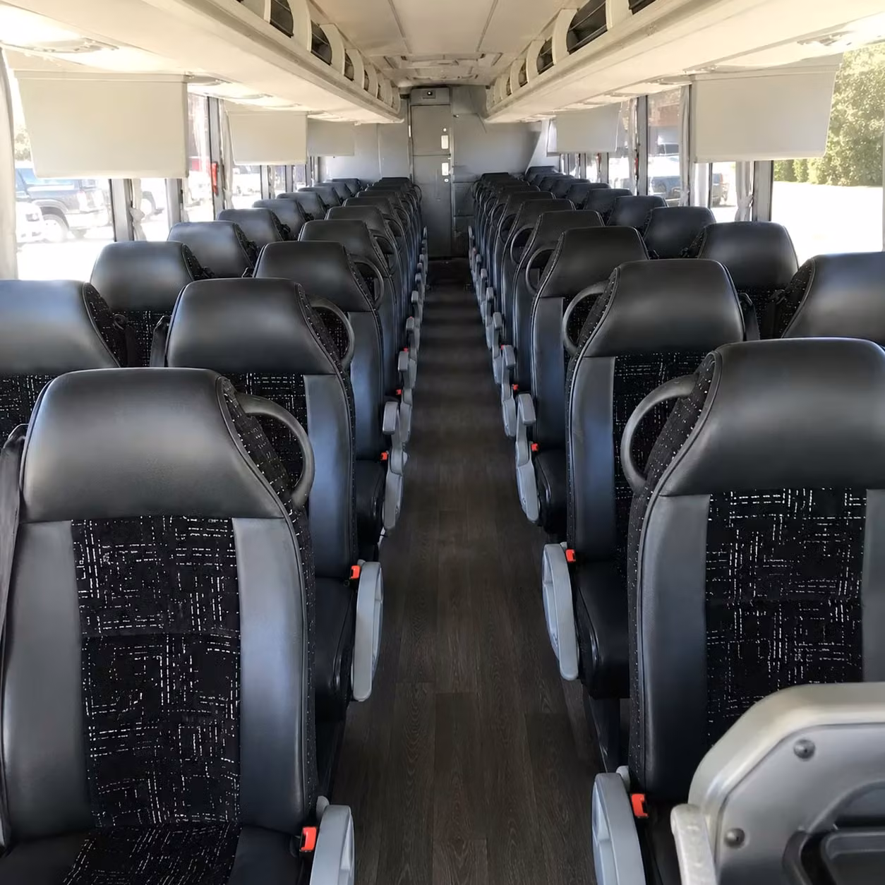 surprise charter bus rental interior